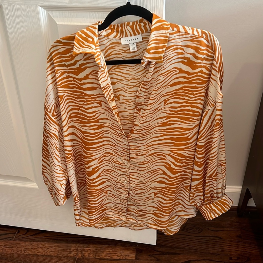 Animal print top